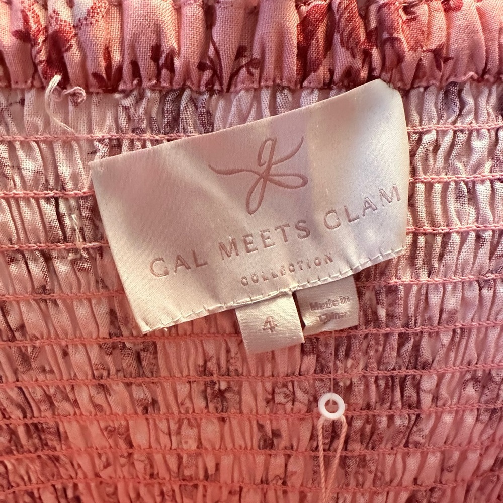 NWT Gal Meets Glam Collection Marianna Pink Dress, Size 4 - Picture 10 of 11